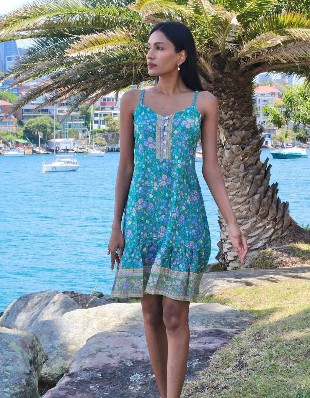 Forest Wild Flower Short Strappy