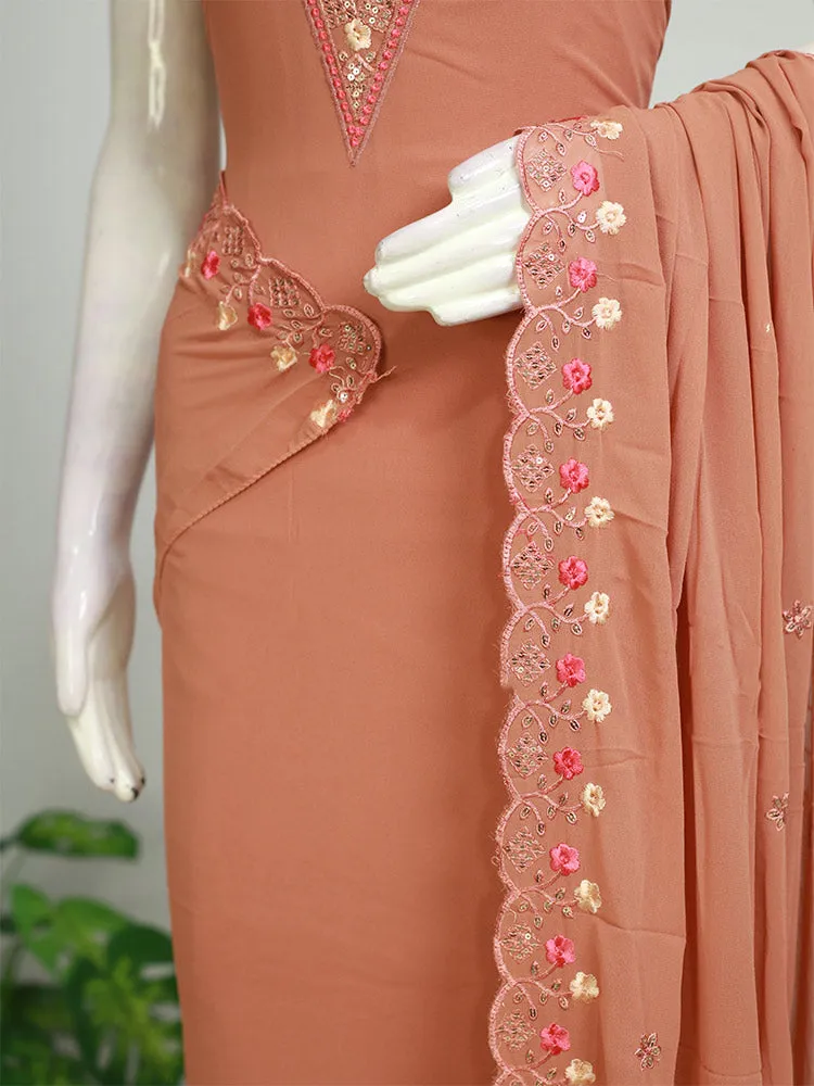 Georgette Churidar Material