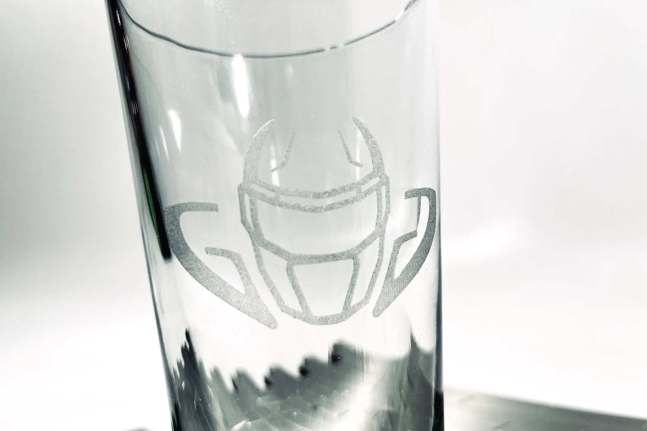 GG Logo Etched Glasses