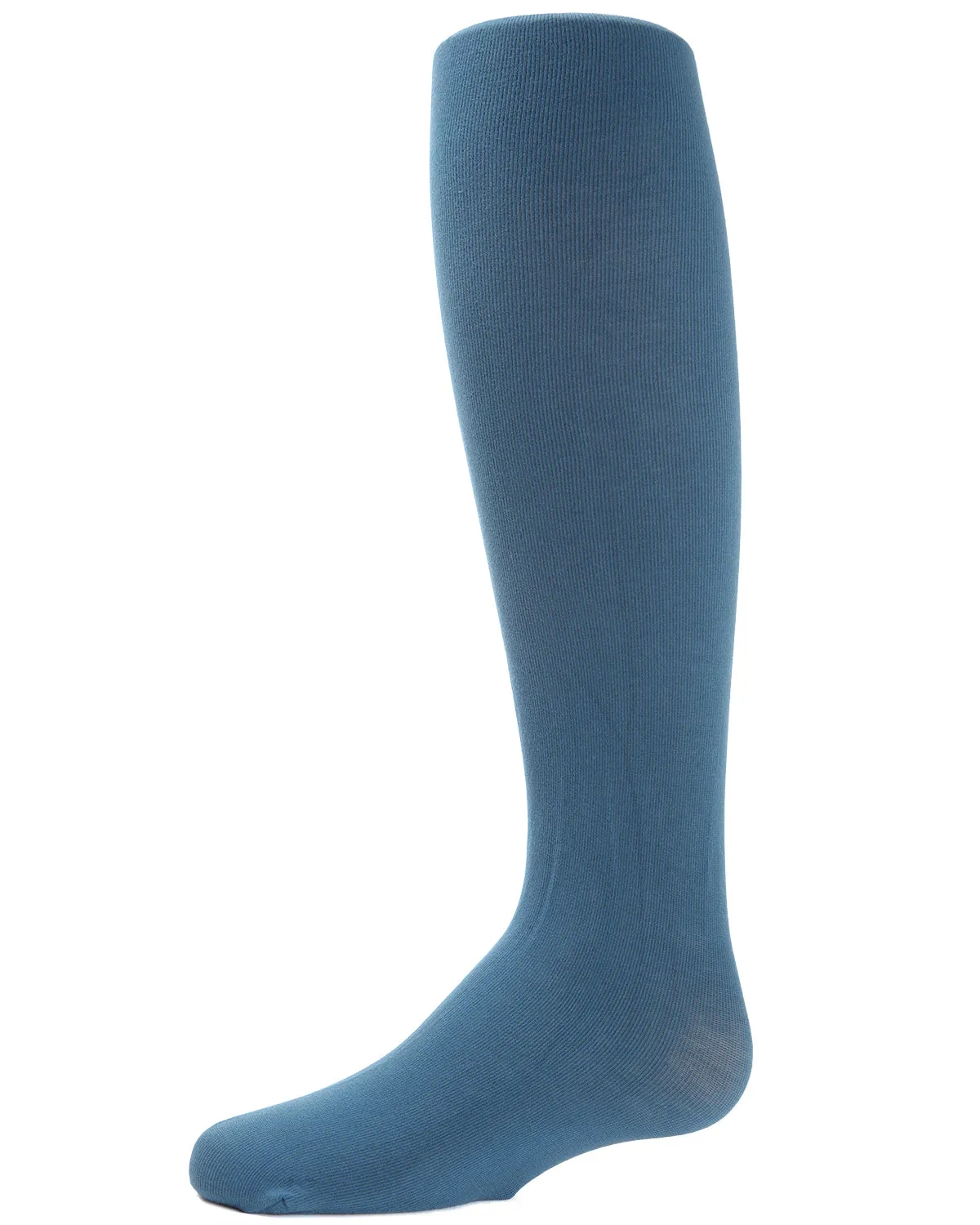 Girls' Soft Pima Cotton Opaque Tights