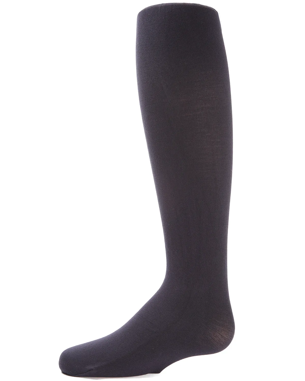 Girls' Soft Pima Cotton Opaque Tights