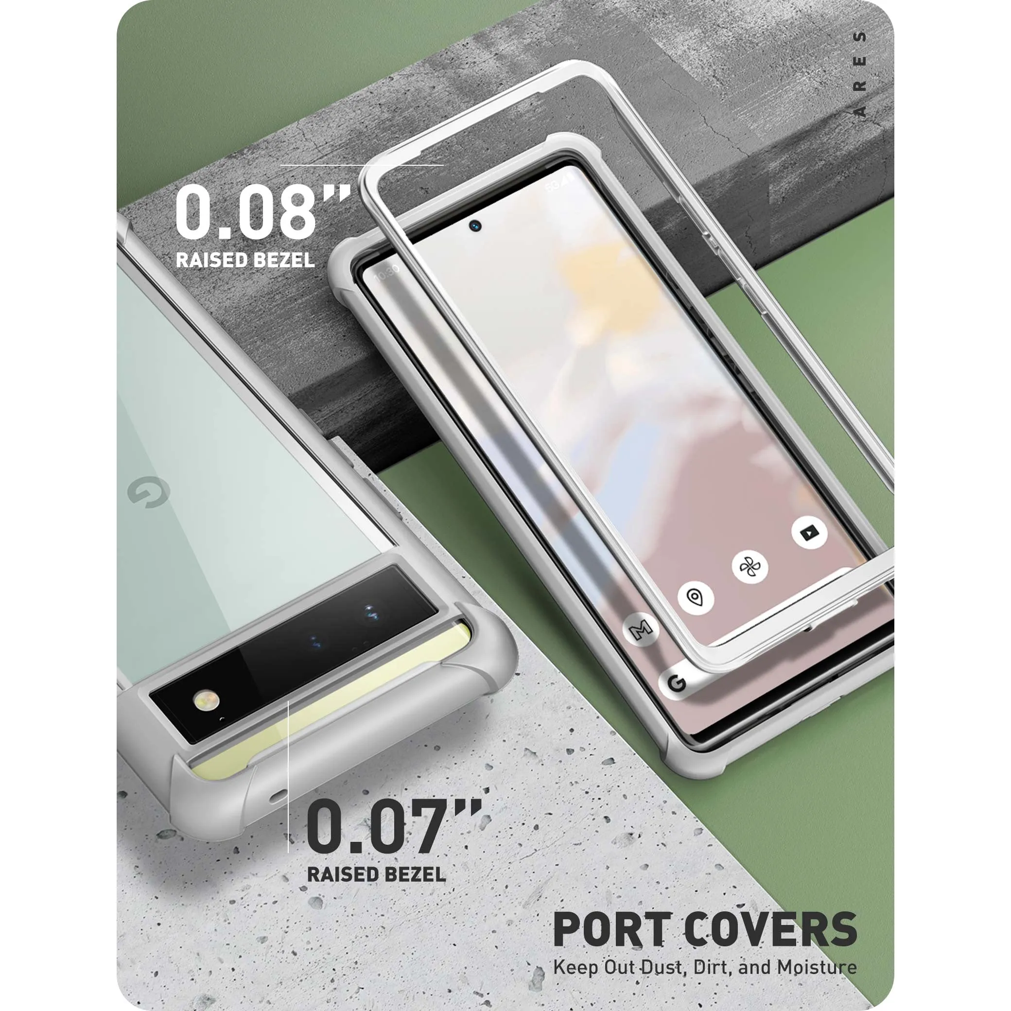 Google Pixel 6 Ares Case(open box)-Gray