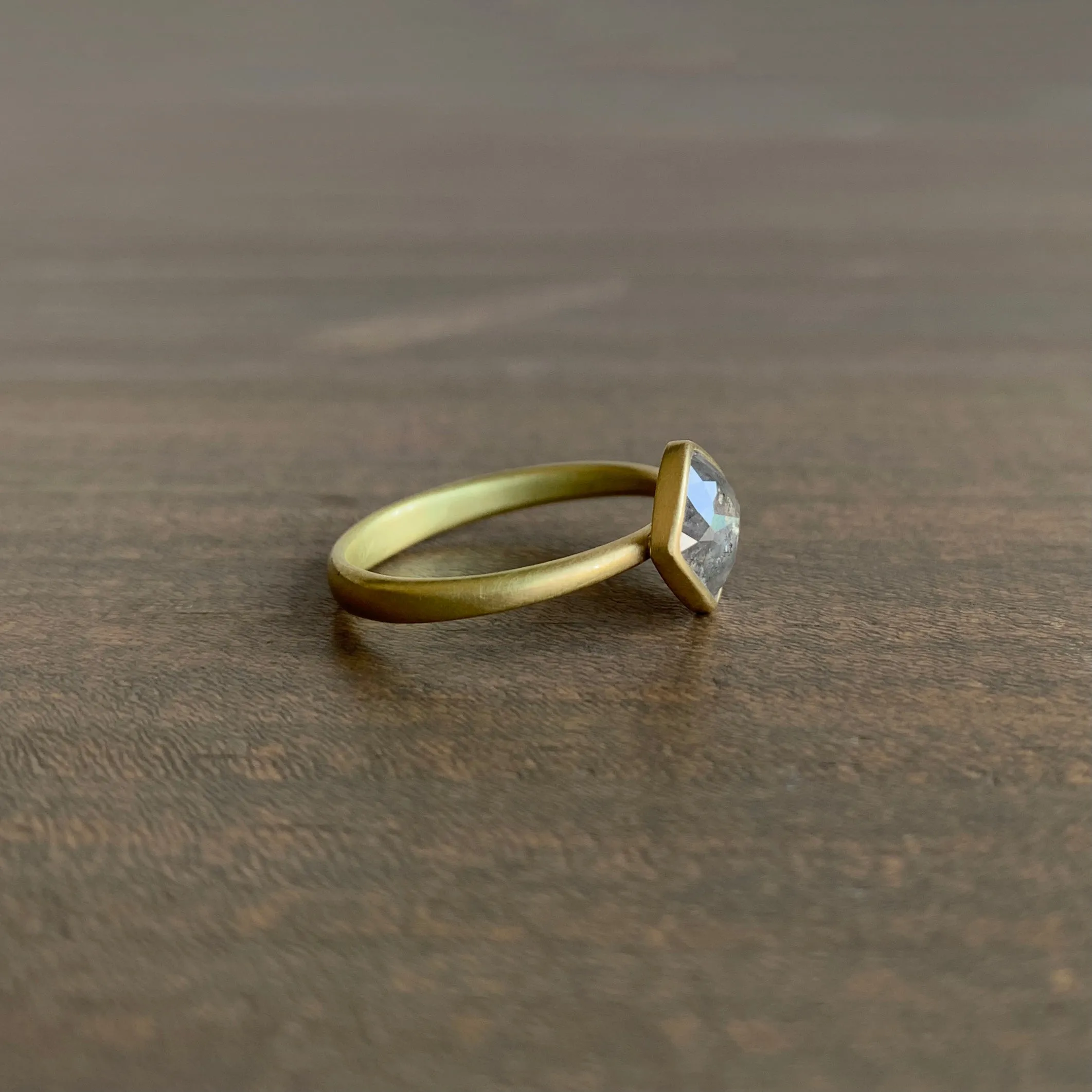 Grey Diamond Diamond Ring