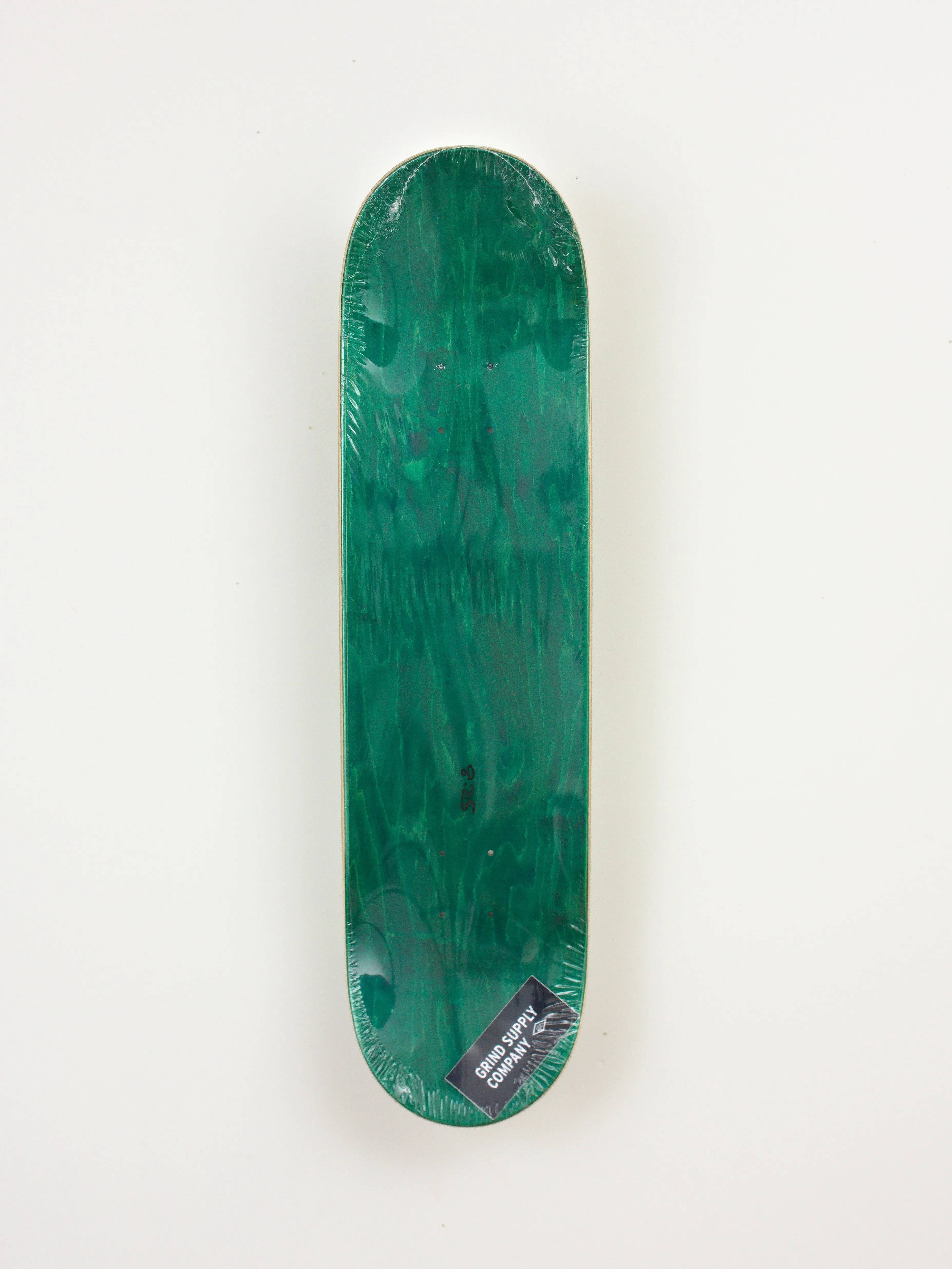 Grind Supply Co - ’dub’ - Team Series 2024 - Skateboard Deck - Black & Chrome 8.25 x 14.2 x 32.00