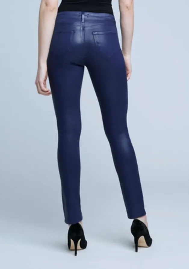 L'Agence Jyothi HR Split Ankle Jean Midnight Coated