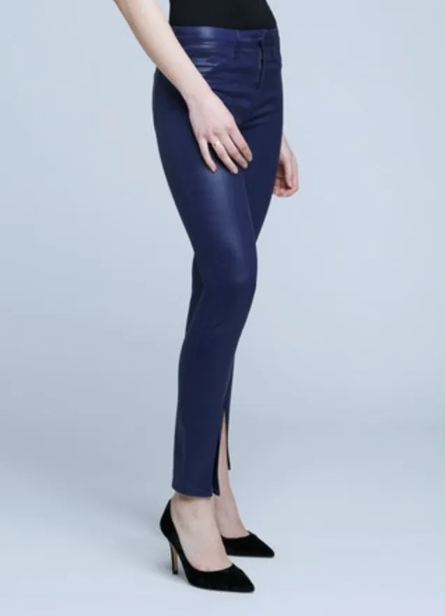 L'Agence Jyothi HR Split Ankle Jean Midnight Coated