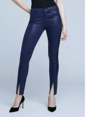 L'Agence Jyothi HR Split Ankle Jean Midnight Coated
