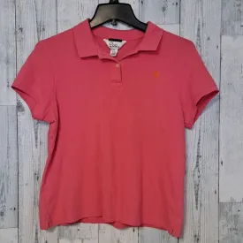Lilly Pulitzer Polo Shirt Pink Medium