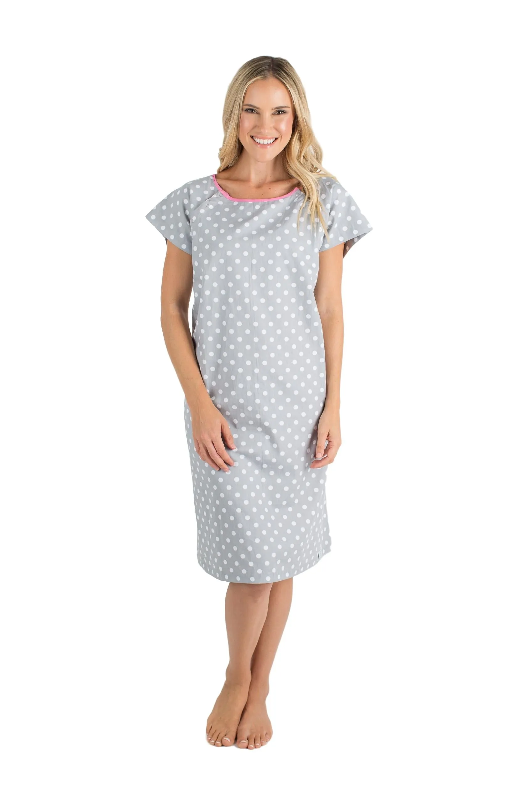 Lisa Hospital Patient Gownie & Matching Pillowcase Set