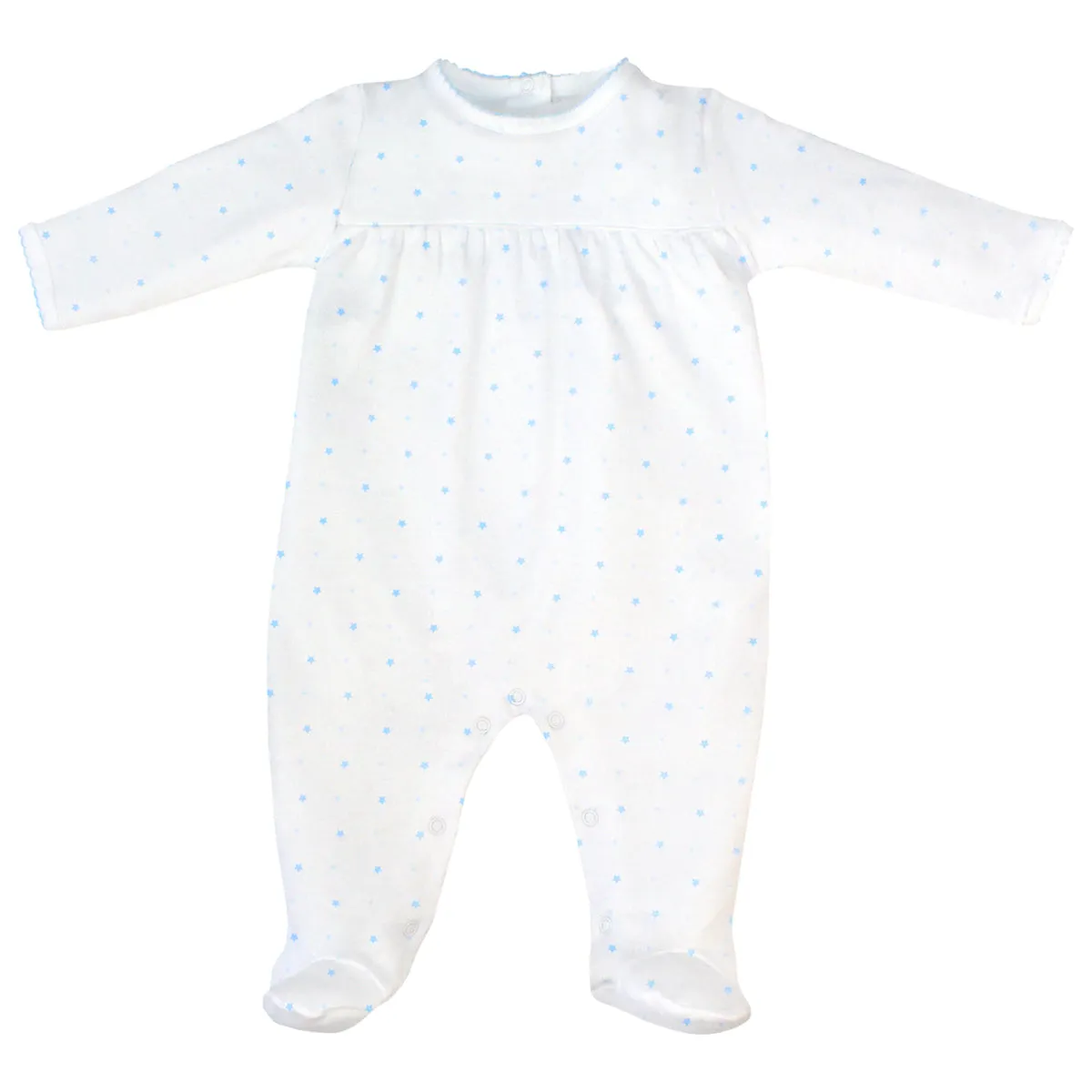 Lovely Dots Printed  Footie | Baby Boy