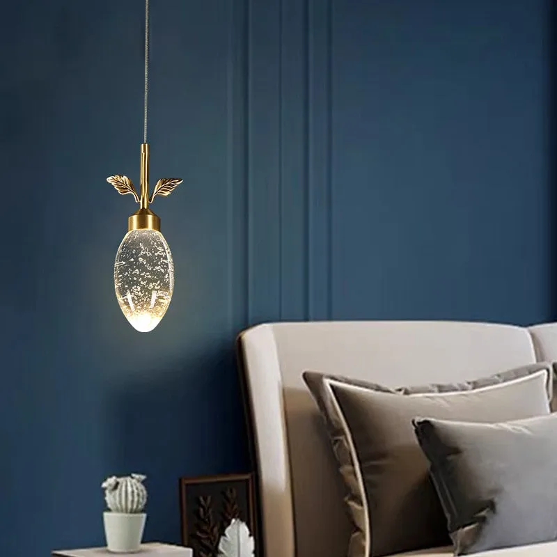 Luxury Lighting Diamond Shaped Crystal Pendant Lamp