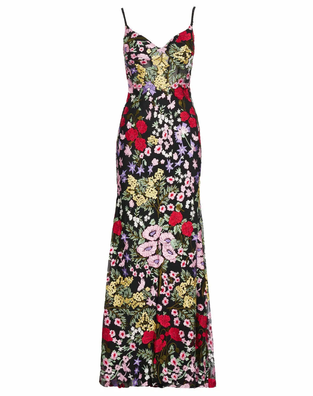 MD-67473 Strappy Long Dress-Black