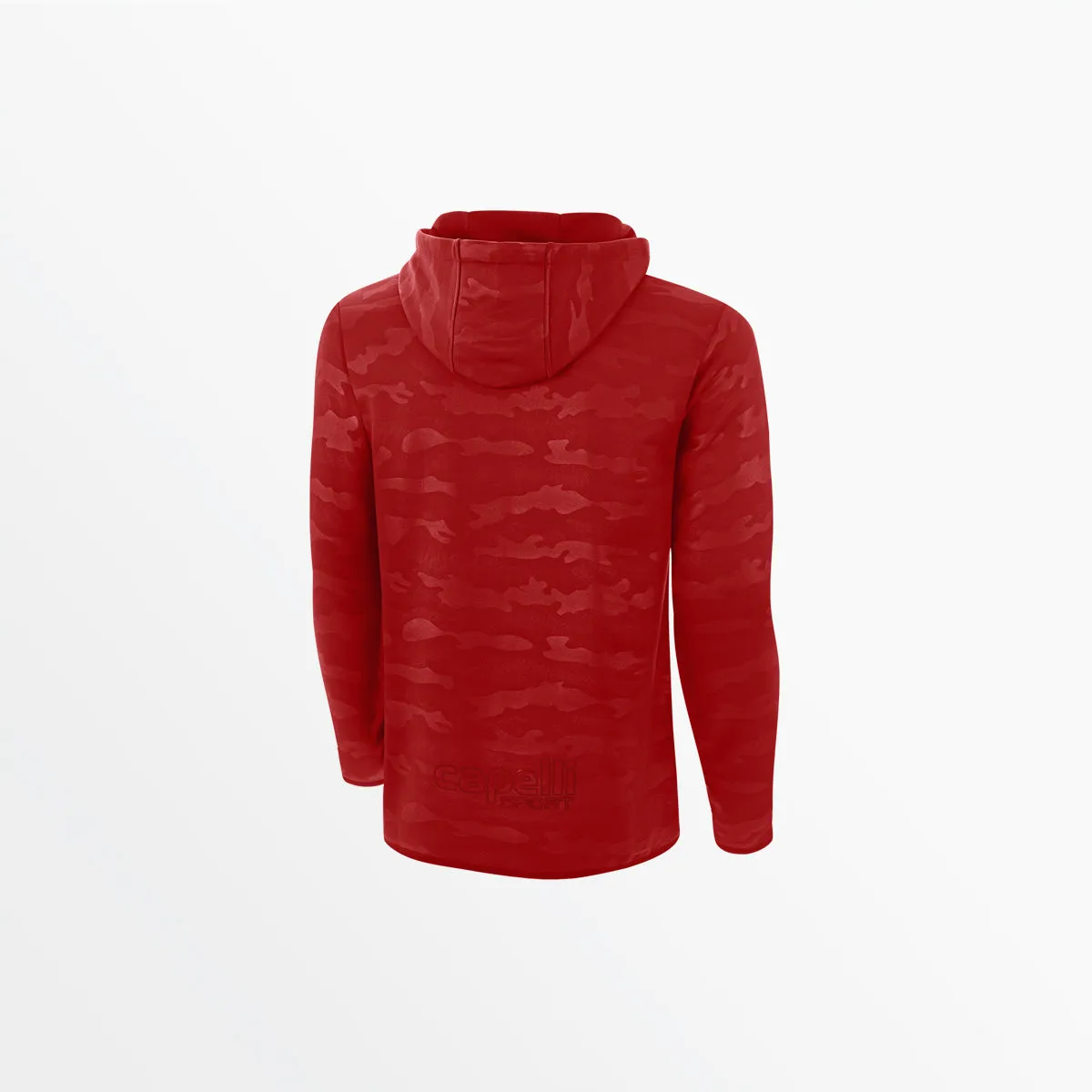 MEN'S BASICS I CAMO EMBOSSED HOODIE