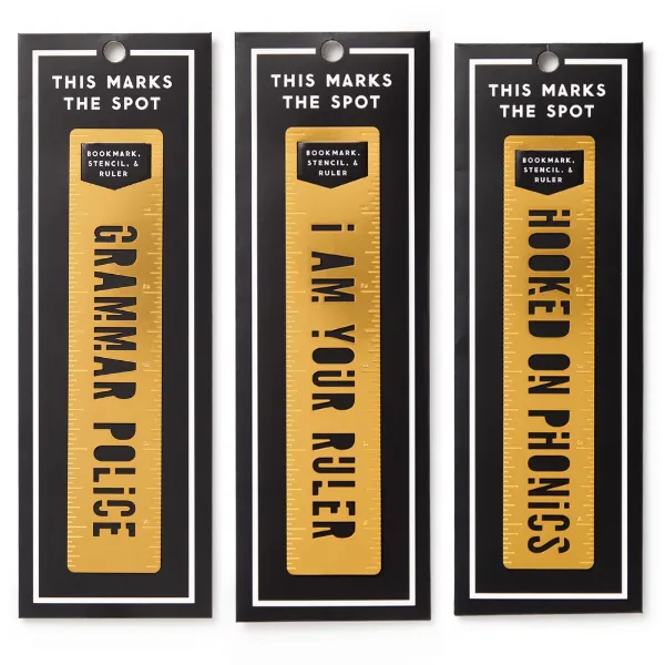 Metal Stencil Bookmarks {multiple styles}