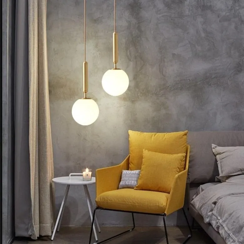 Modern Minimalist Glass Pendant Lamp Art Chandelier