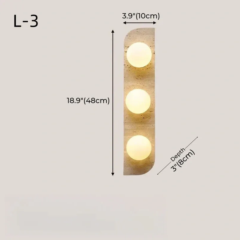 Natural Stone Travertine Hallway Wall Sconces