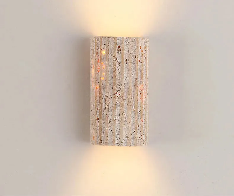 Natural Stone Travertine Hallway Wall Sconces