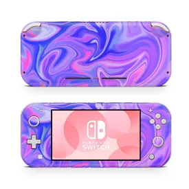 Nintendo Switch Lite Skin Decals - Wave Liquid - Wrap Vinyl Sticker