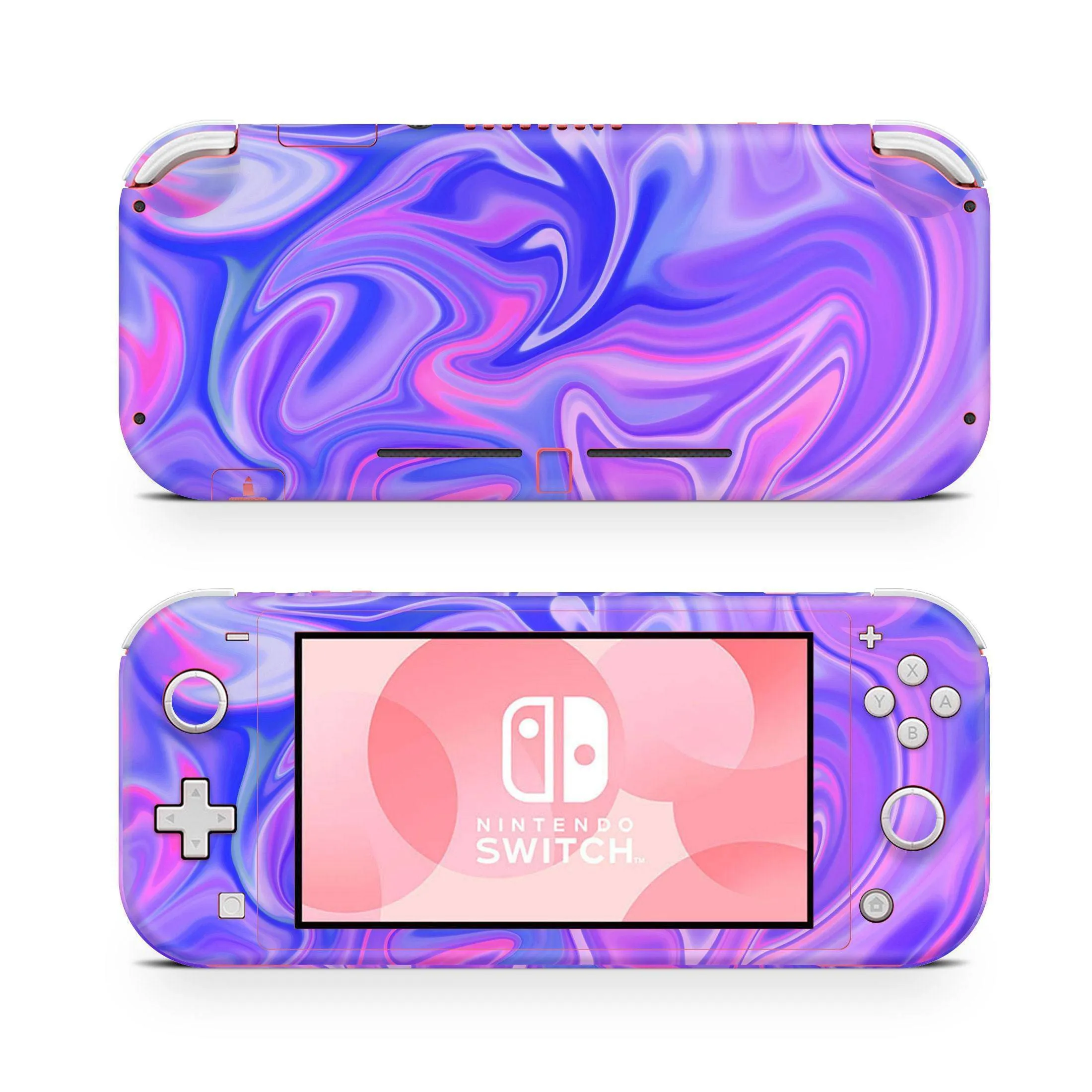 Nintendo Switch Lite Skin Decals - Wave Liquid - Wrap Vinyl Sticker
