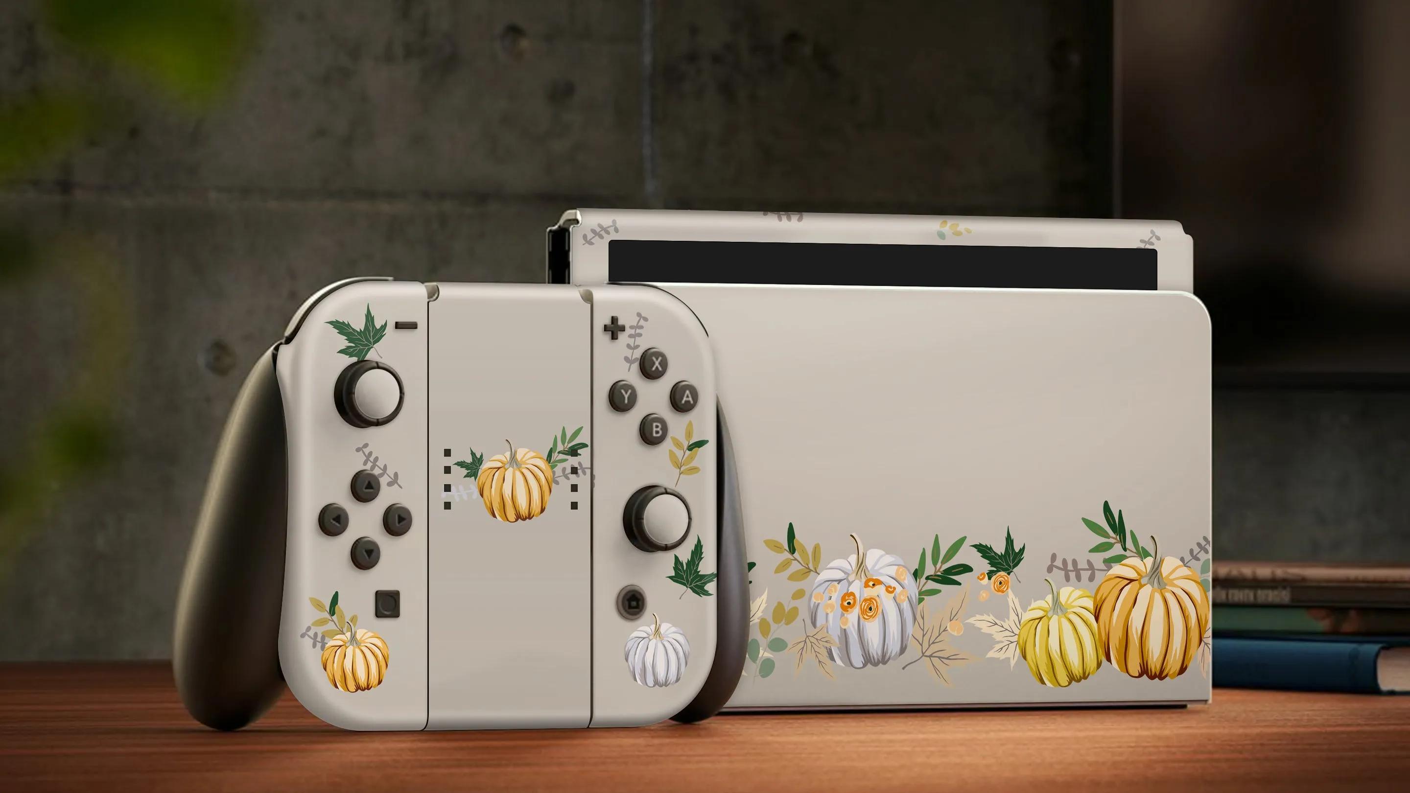 Nintendo Switch Oled Skin Decals - Autumn - Wrap Vinyl Sticker