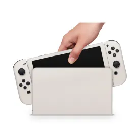 Nintendo Switch Oled Skin Decals - Cream - Wrap Vinyl Sticker