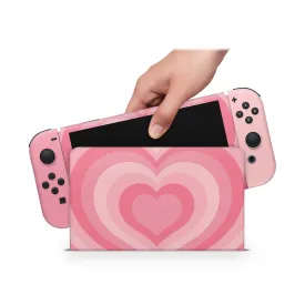 Nintendo Switch Oled Skin Decals - Love You - Wrap Vinyl Sticker