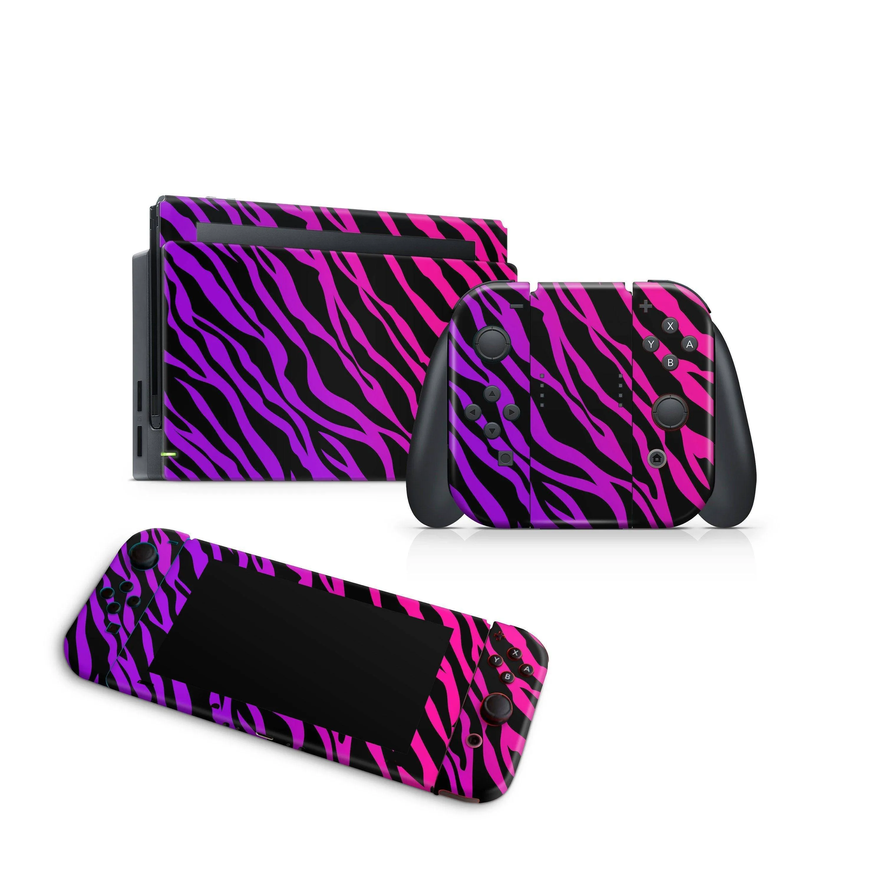 Nintendo Switch Skin Decals - Africa Zebra - Wrap Vinyl Sticker