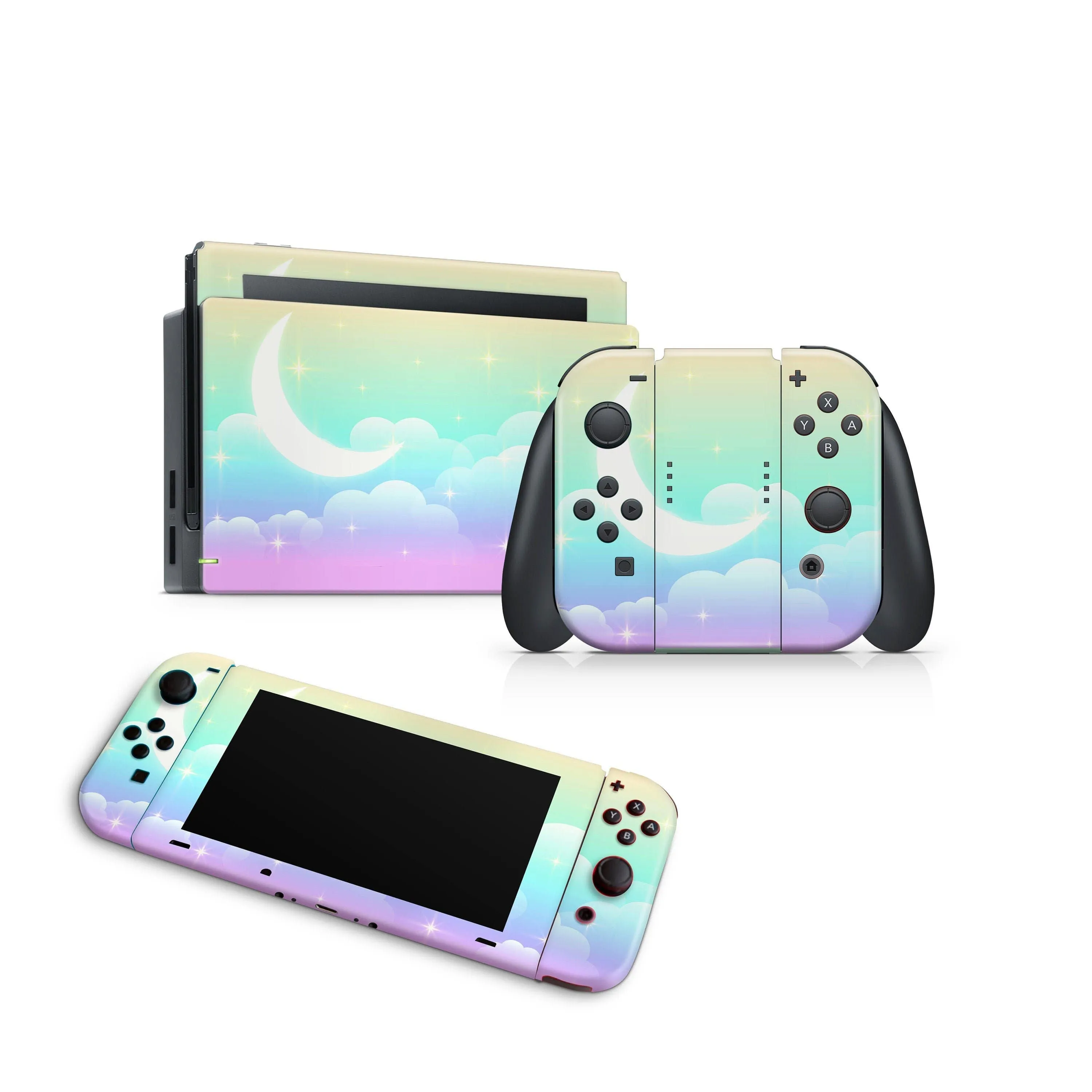 Nintendo Switch Skin Decals - Beauty Pastel - Wrap Vinyl Sticker
