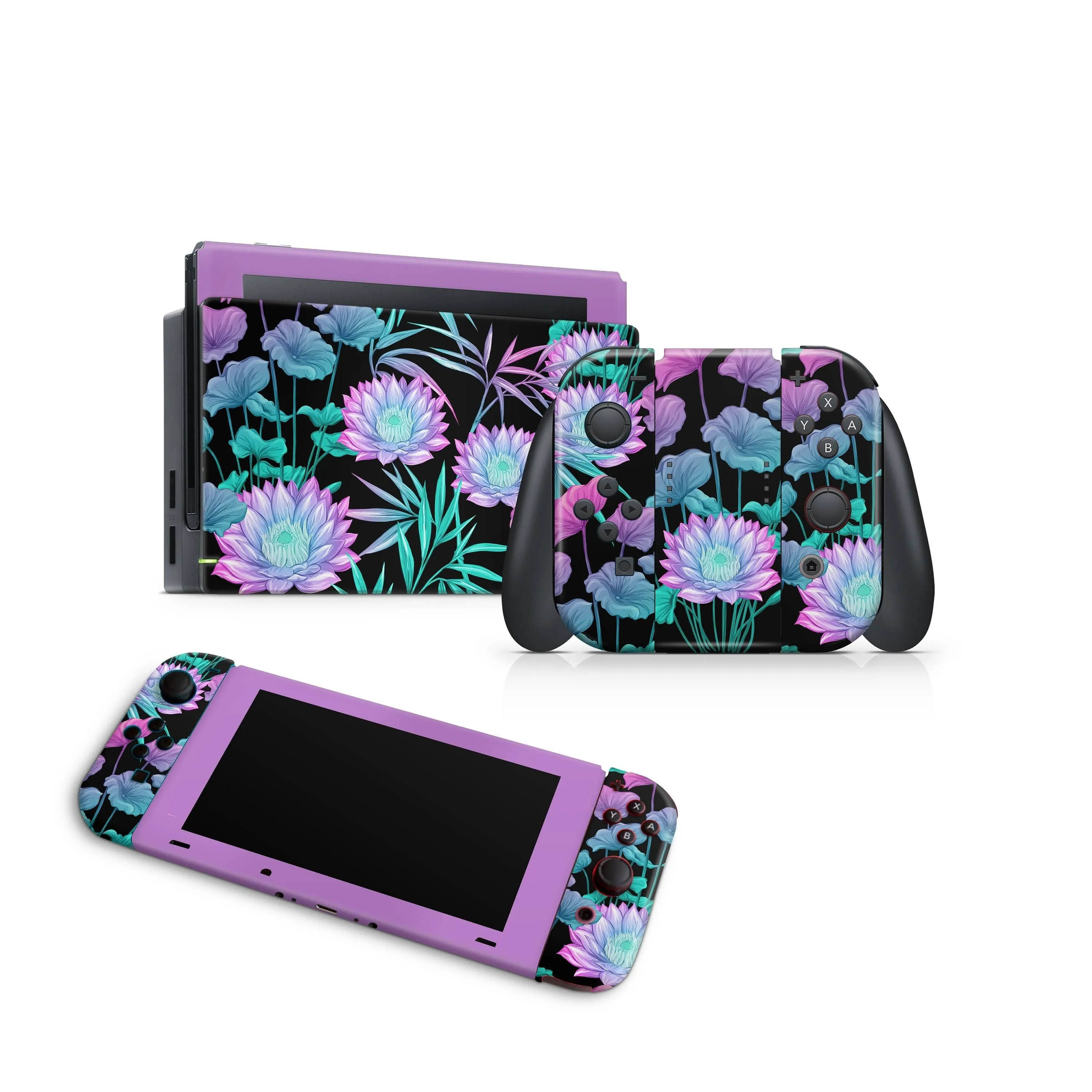 Nintendo Switch Skin Decals - Bloom Thrive - Wrap Vinyl Sticker