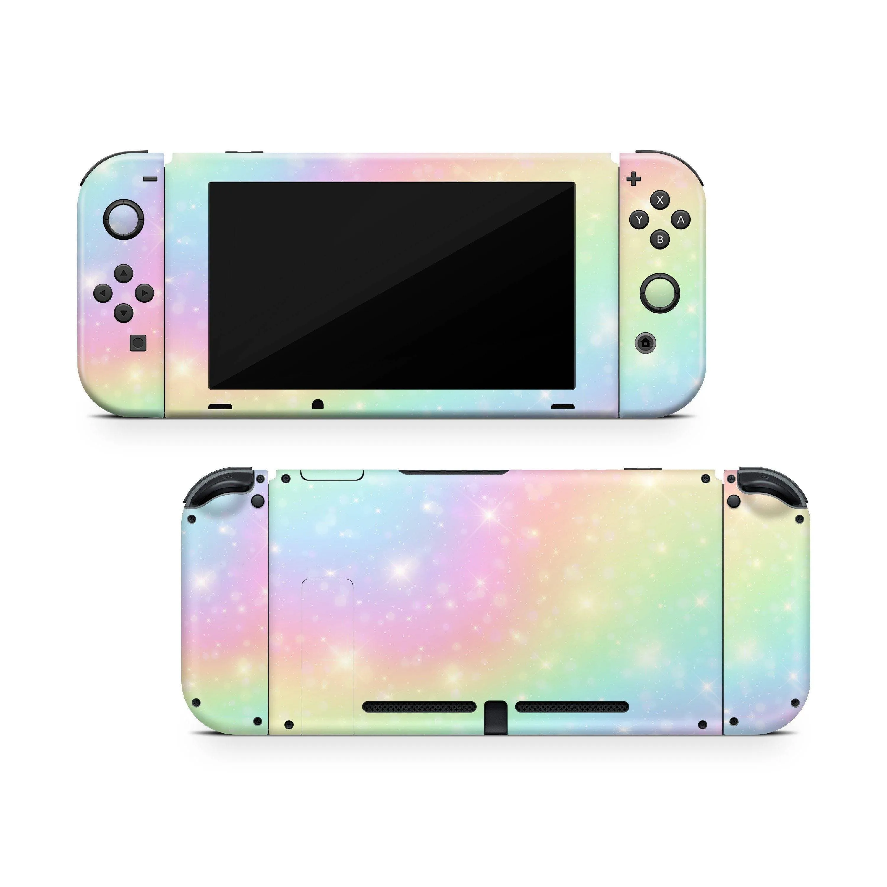 Nintendo Switch Skin Decals - Rainbow - Wrap Vinyl Sticker