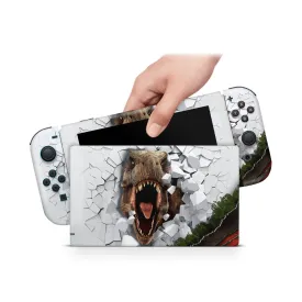 Nintendo Switch Skin Decals - T-Rex - Wrap Vinyl Sticker