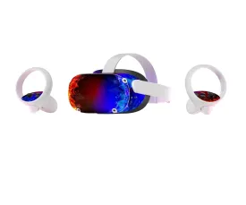 Oculus Quest 2 Skin Decals - Flames - Wrap Vinyl Sticker
