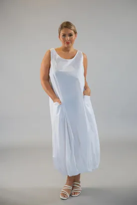 Paolo Tricot Sale, WT110728 Cotton Balloon Bottom Dress, 50% Off Regular Price