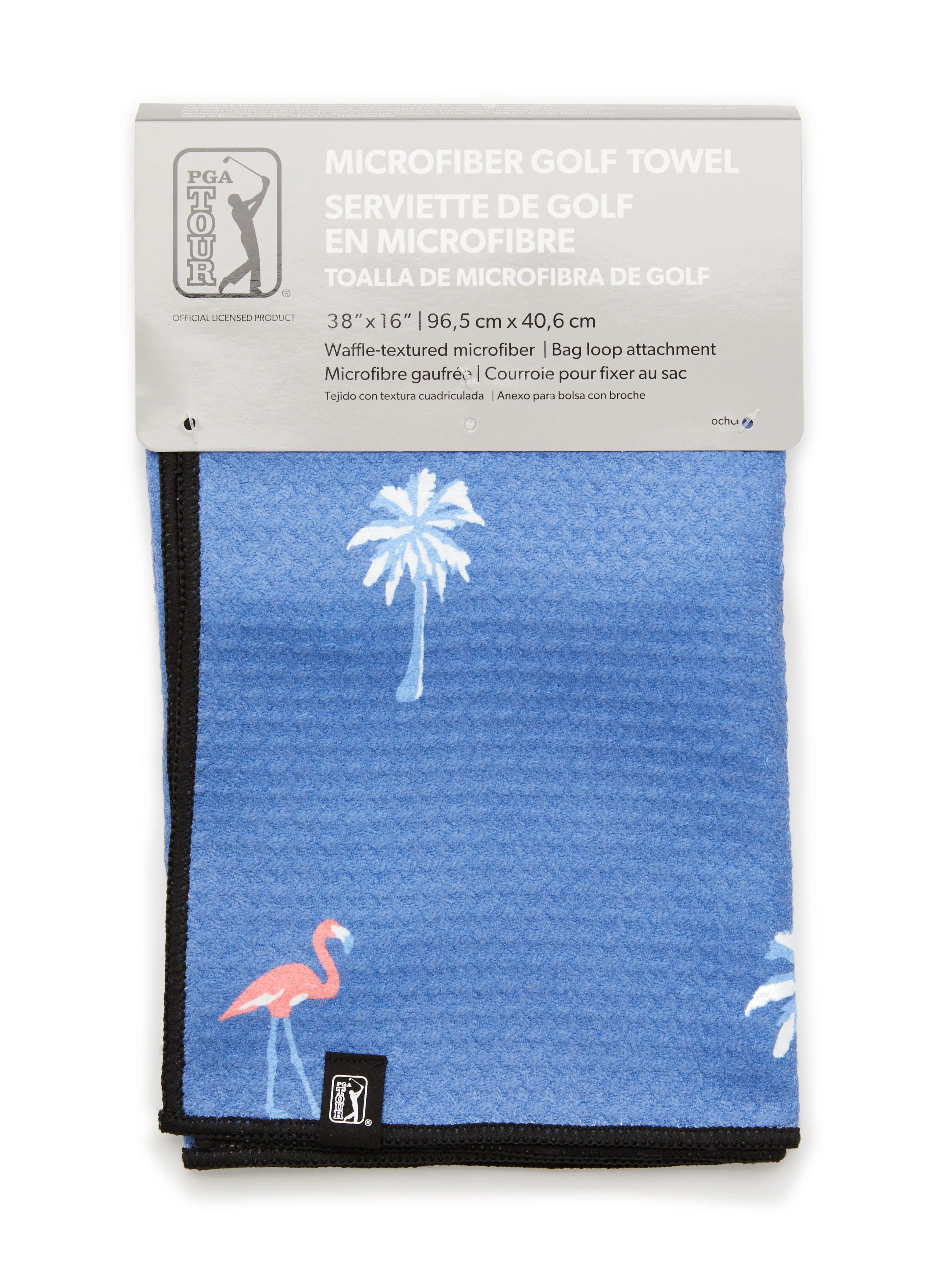 PGA TOUR Printed Microfiber Waffle Towel