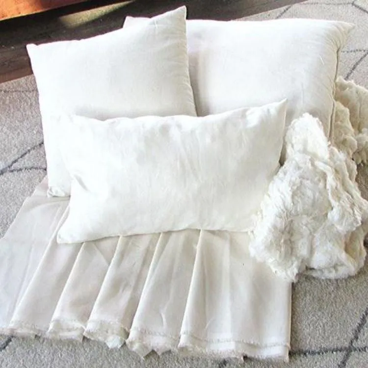 Pillow Forms - Organic Cotton/Cotton Fill
