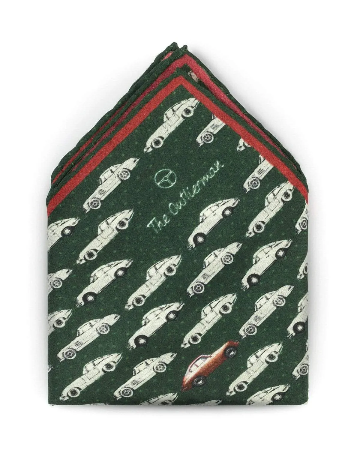POSH - Silk Pocket Square - British Green