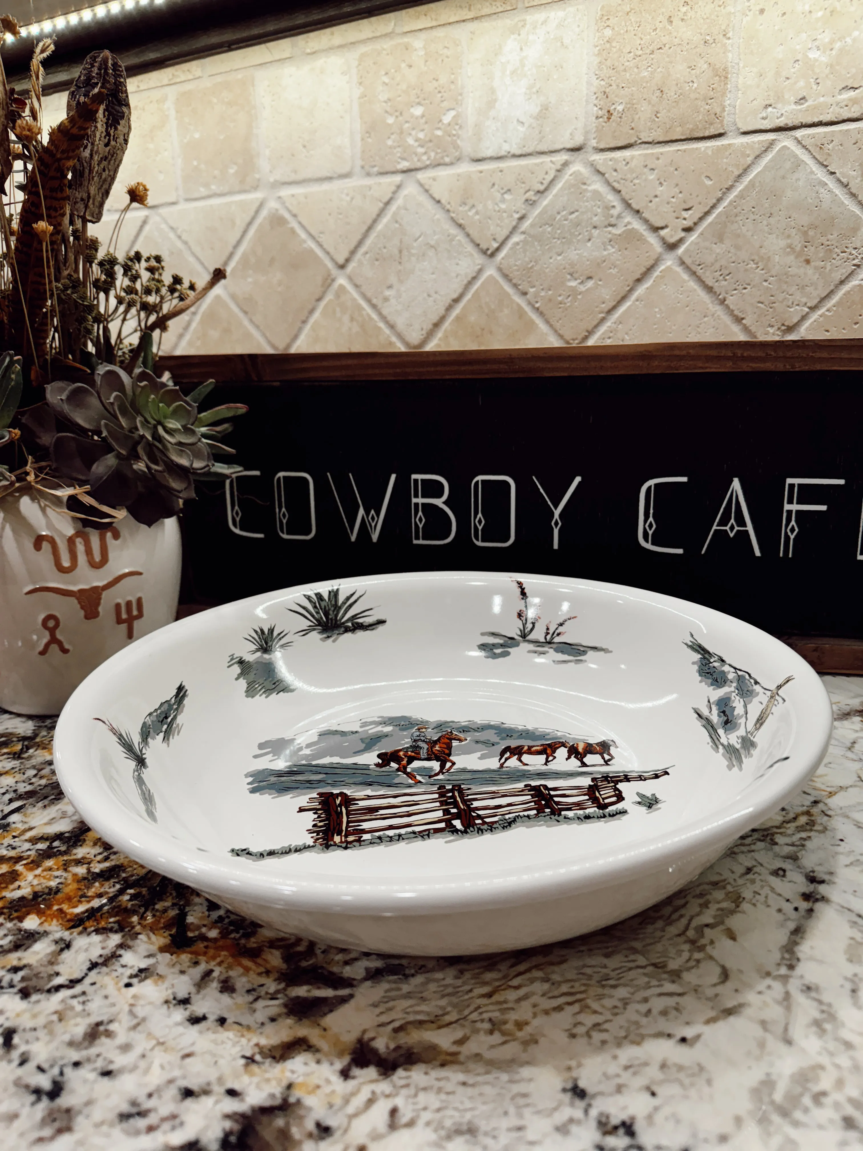 Ranch Life Serving Bowl