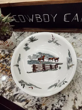 Ranch Life Serving Bowl