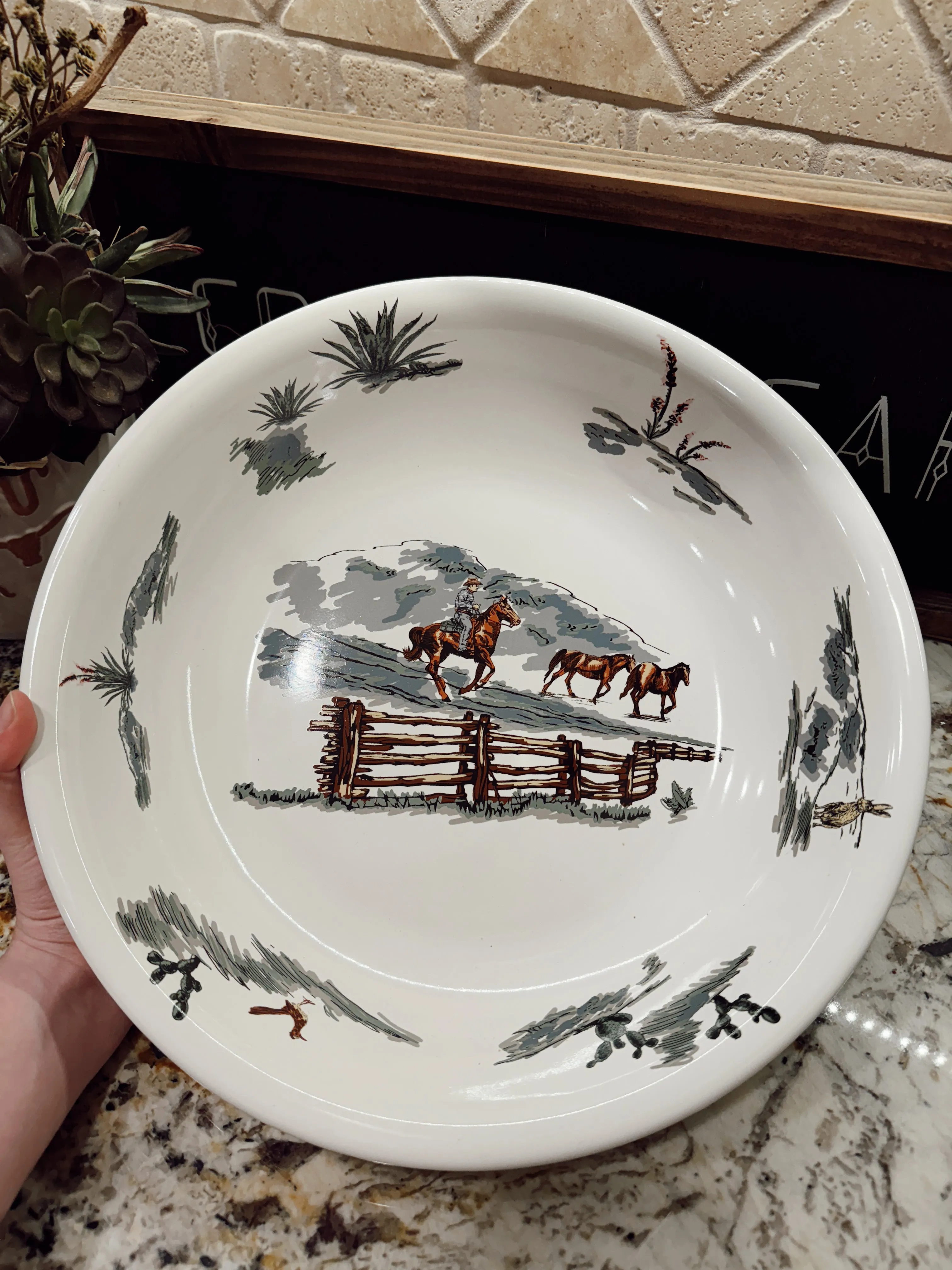 Ranch Life Serving Bowl