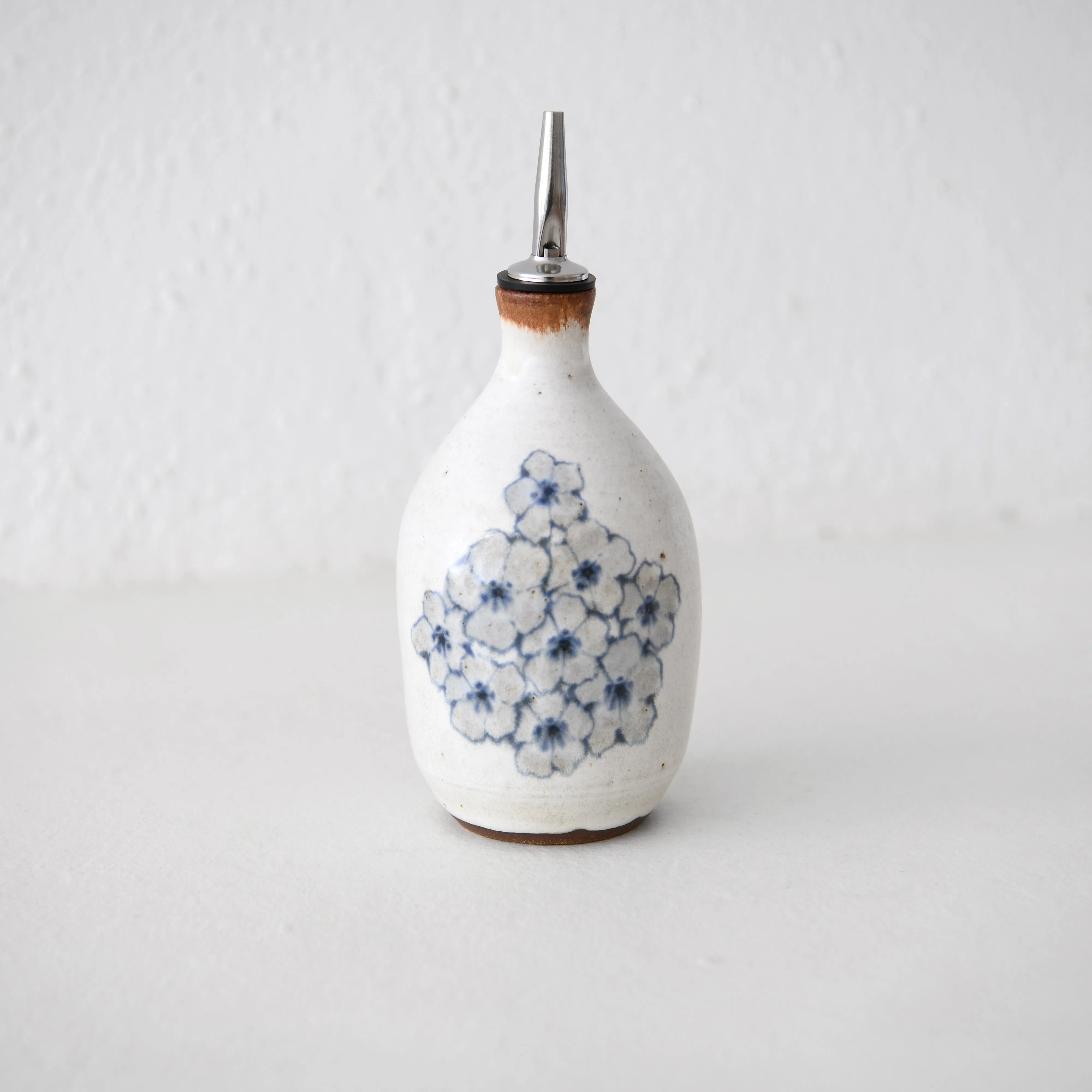 Spako Olive Oil Cruet - White Glaze