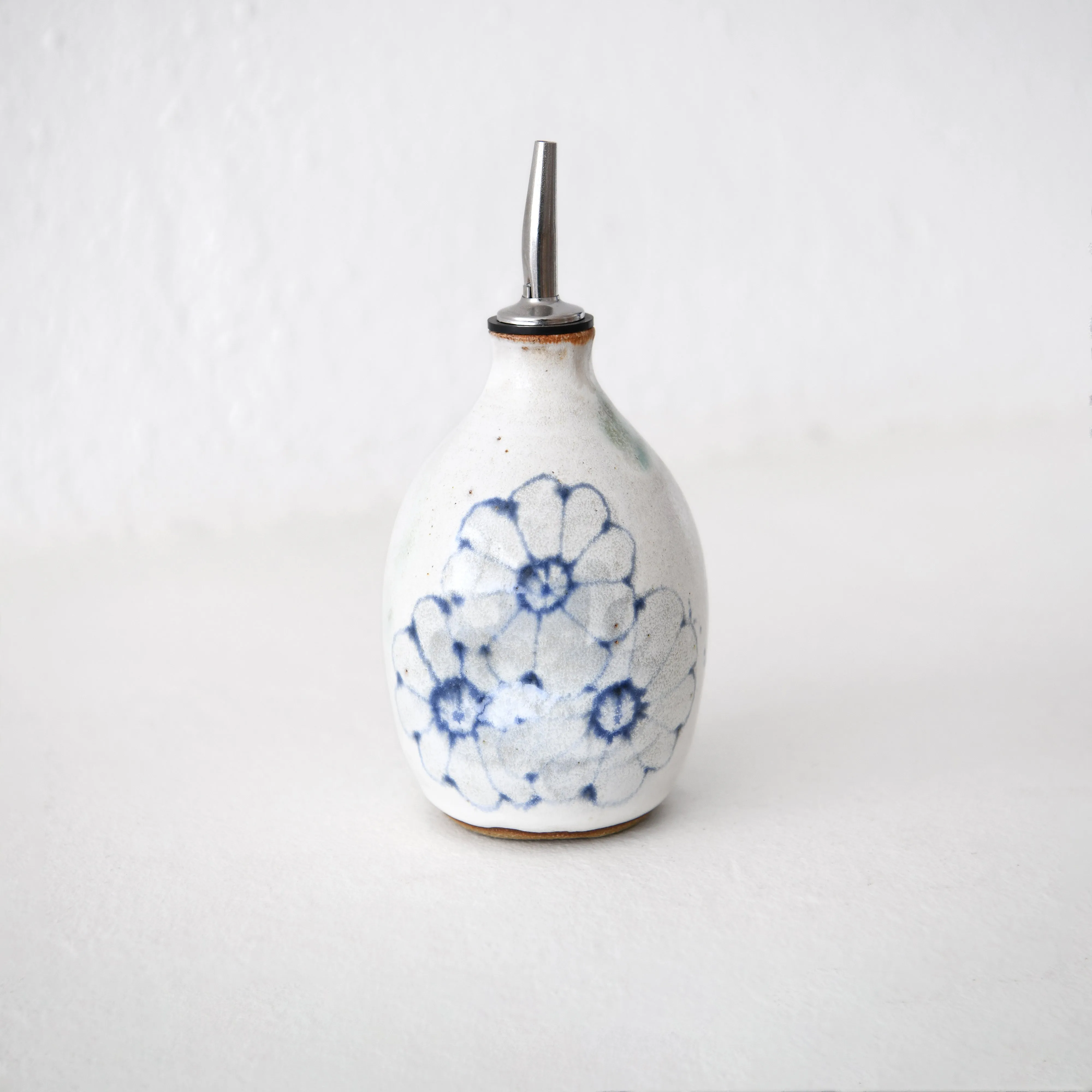 Spako Olive Oil Cruet - White Glaze