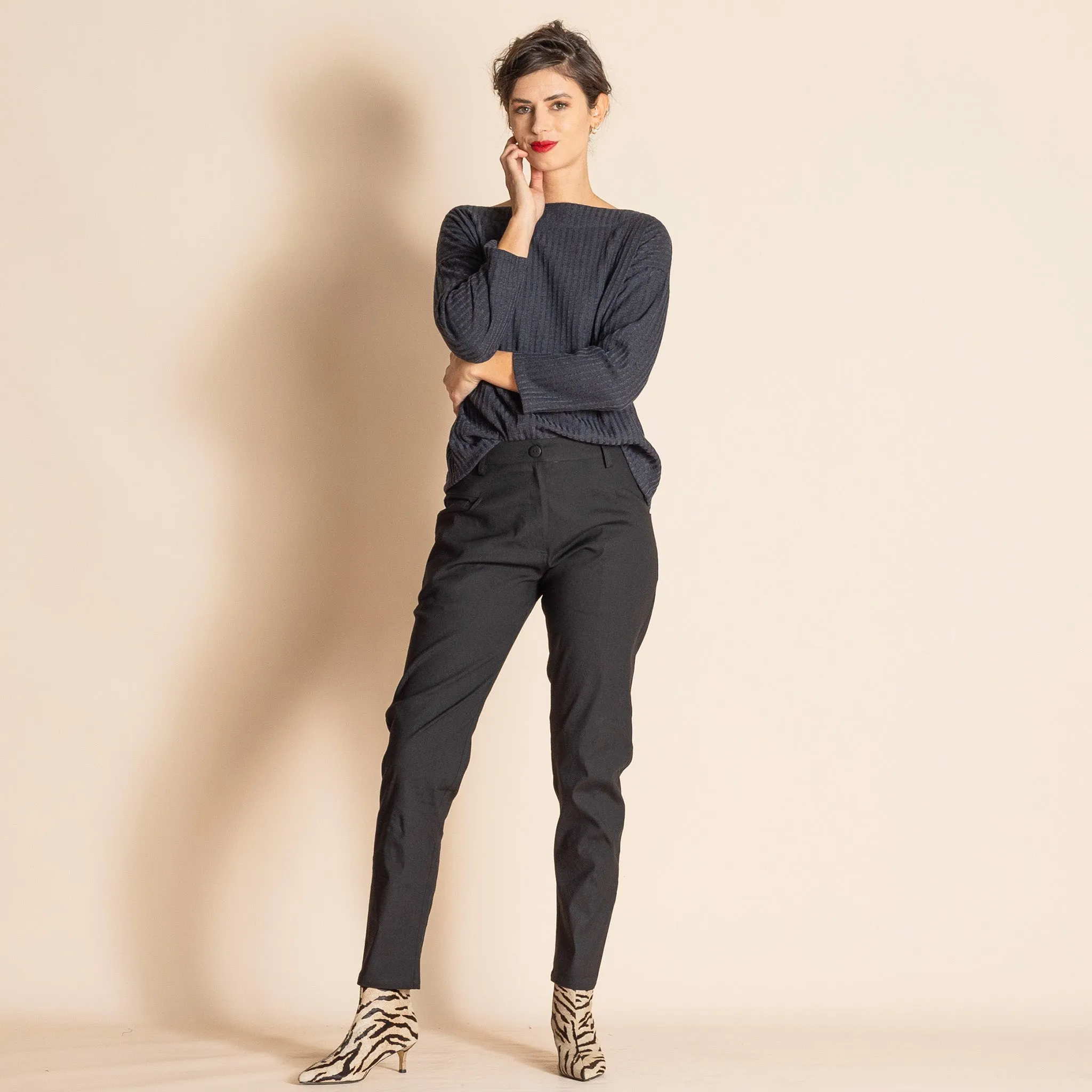 stretch linen vespa jean