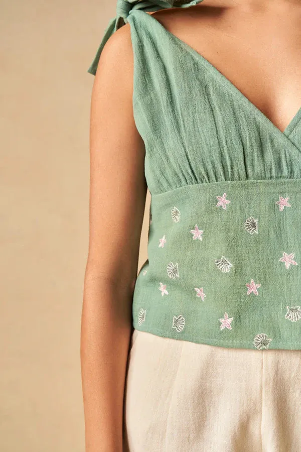 The Ocean Tide kala cotton top