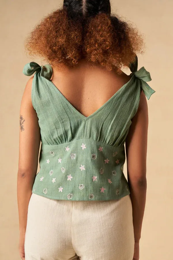 The Ocean Tide kala cotton top