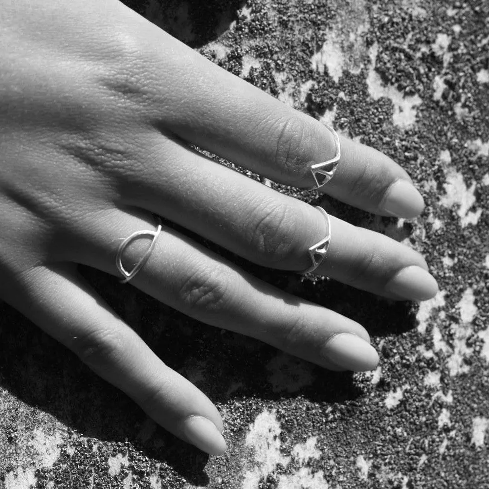Tyyneys Ring Silver