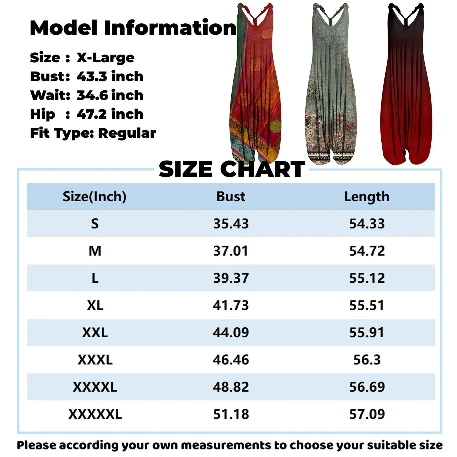 V Neck Women Jumpsuit Ethnic Style Gradient Print Patchwork Streetwear All Match Sling Harem Loose Jumpsuit For Party 2024