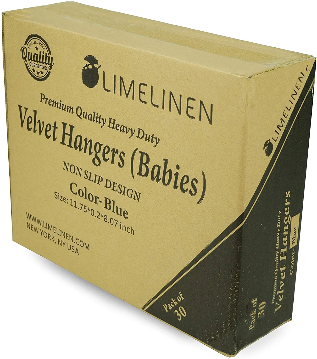 Velvet Hangers for Babies with Silver Hooks, Space Saving,  Ultra Thin, Non Slip Hangers for Baby Clothes