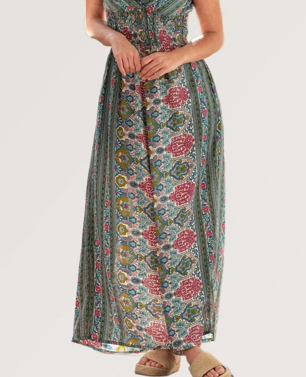 Vivienne Jumpsuit Teal Combo
