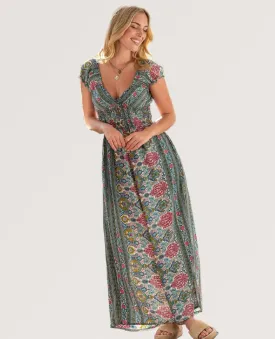 Vivienne Jumpsuit Teal Combo