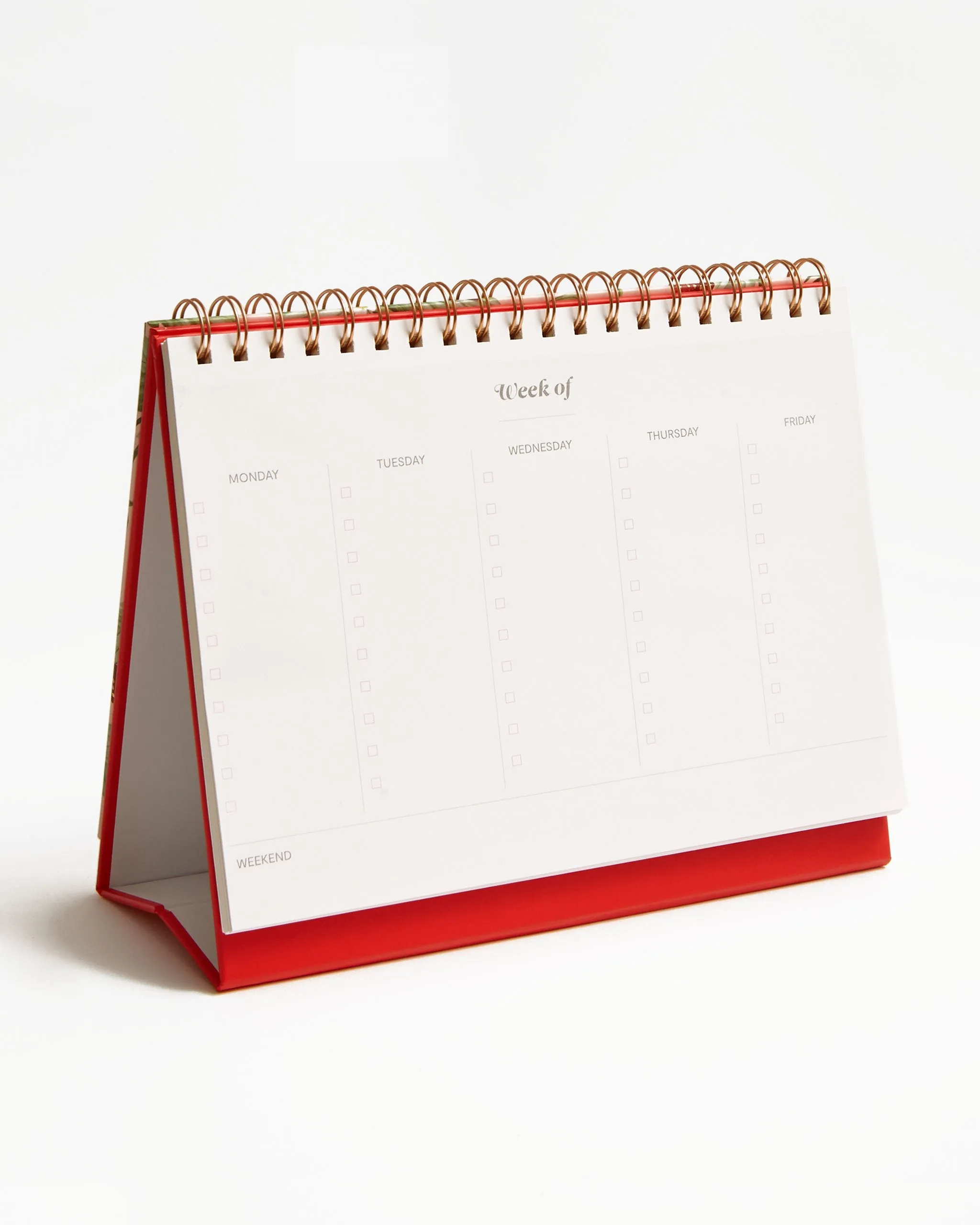 Weekly Desk Planner - Fraise